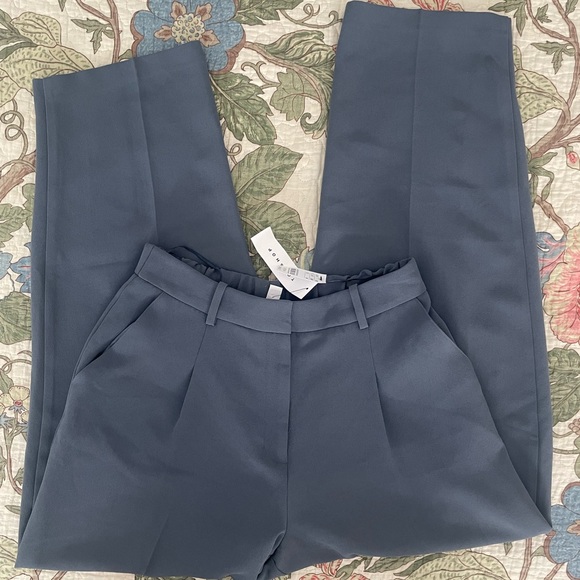 Topshop Pants - Blue Women’s Wide Leg Dress Pants (NWT)